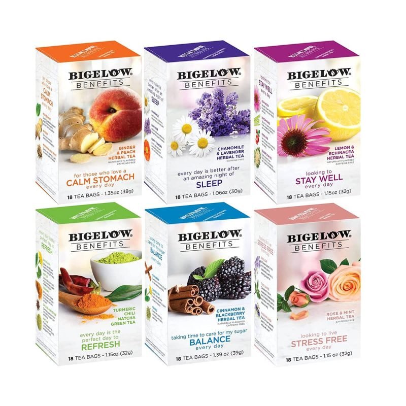 Bigelow Benefits Wellness Teas Variety Pack