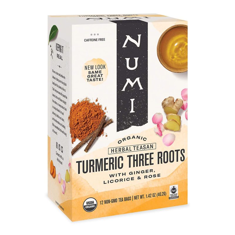 Numi Organic Tea Three Roots Turmeric Tea