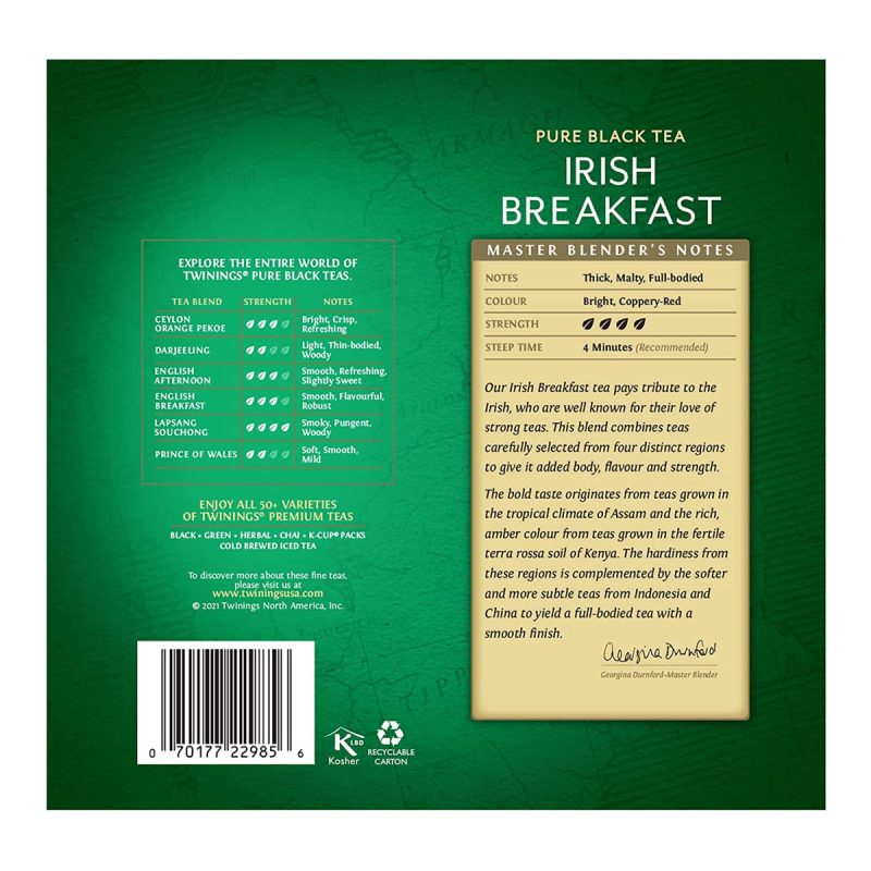 Irish Breakfast Black Tea by Twinings of London