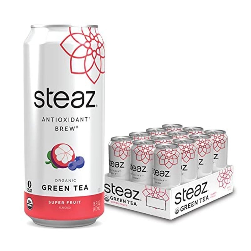 Steaz Organic Lightly Sweetened Iced Green Tea