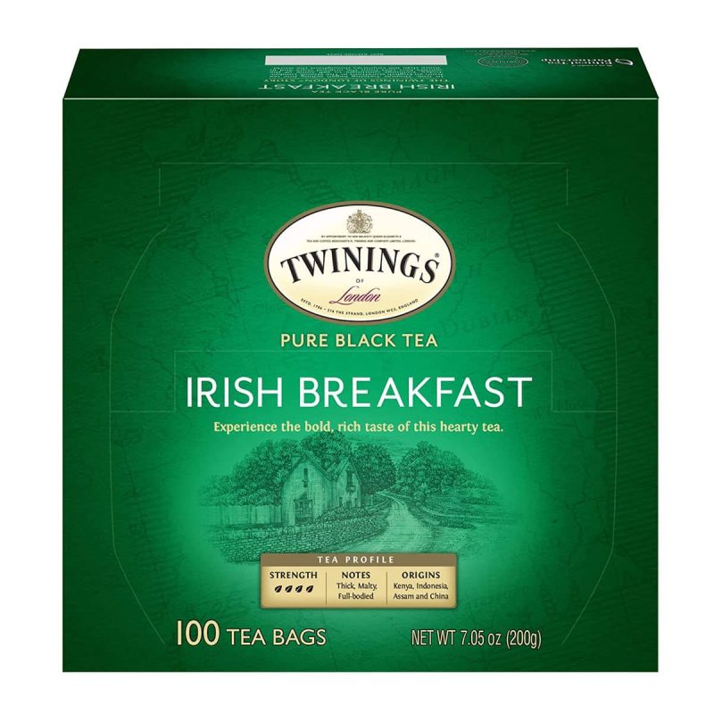 Twinings of London Irish Breakfast Black Tea Bags