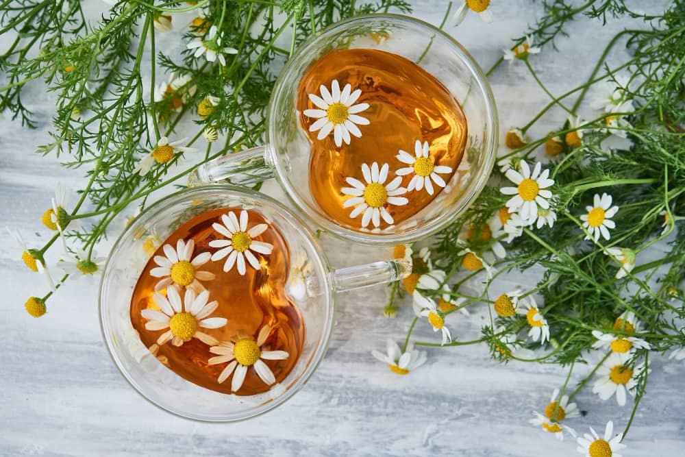 tea with chamomile